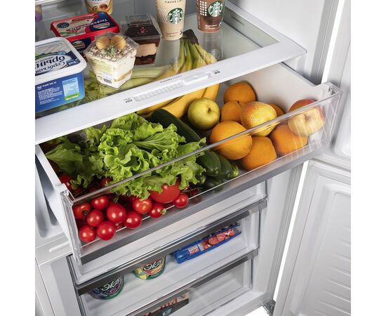  Холодильник Maunfeld MFF1857NFW белый 