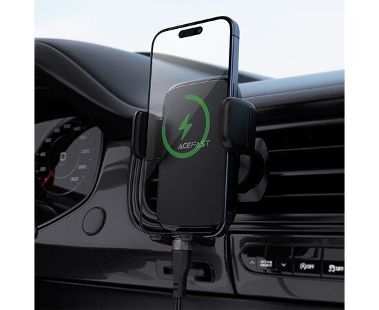  Автомобильный держатель ACEFAST D27 press type car holder for air vent, black 