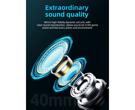  Наушники полноразмерные HOCO W103 Magic tour gaming (чёрный) 