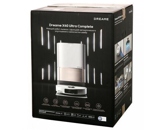  Робот-пылесос Dreame X40 Ultra Complate White EU 