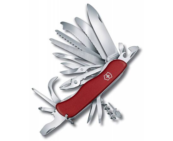  Нож перочинный Victorinox WORK CHAMP XL (0.8564.XL) 111мм 31функций красный 