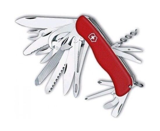  Нож перочинный Victorinox WORK CHAMP XL (0.8564.XL) 111мм 31функций красный 