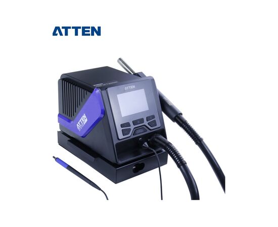  Паяльная станция Atten GT-8102 термовоздушная 230В(1000Вт), двухканальная, ваккумный манипулятор 