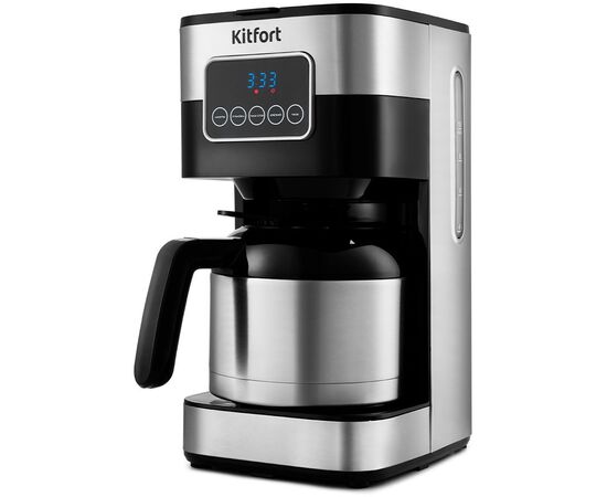  Кофеварка капельная Kitfort KT-752 черный/нерж 