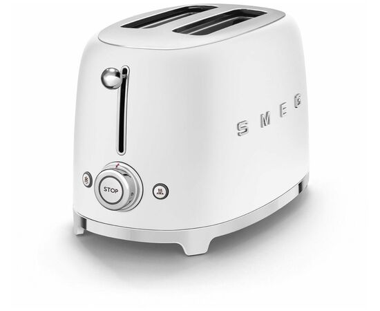  Тостер SMEG TSF01WHMEU матовый белый 