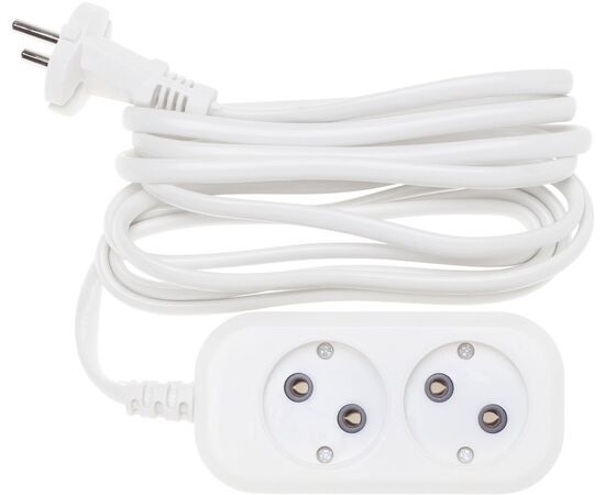  Сетевой удлинитель Buro BU-PSL2.3/W 3м (2 розетки) белый 