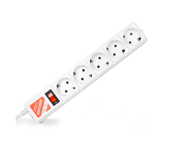  Сетевой фильтр Powercube SPG-B-10-WHITE 3м (5 розеток) белый (коробка) 