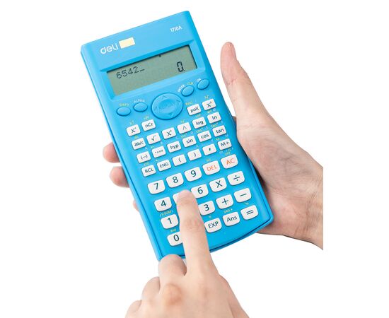  Калькулятор научный Deli E1710A/BLU синий 