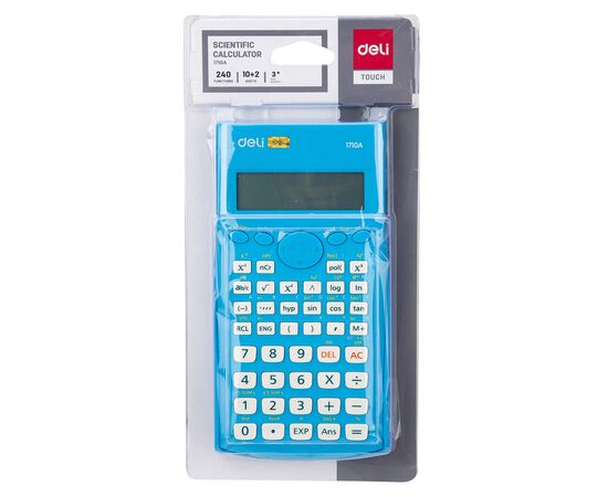  Калькулятор научный Deli E1710A/BLU синий 