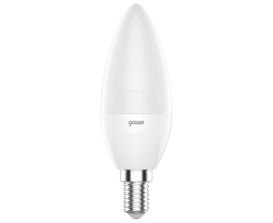  Лампа светодиодная Gauss 103101406 6Вт цок.E14 свеча 220B св.свечения RGB уп/1шт 