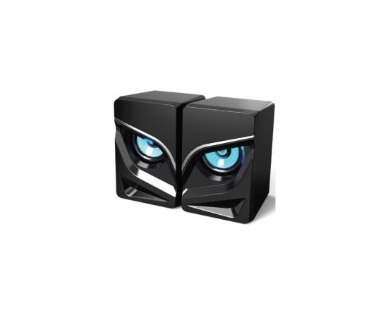  Игровая акустика c  RGB подсветкой HAVIT GAMENOTE HV-SK708 Gaming 2.0 USB 6 Вт. Черная 