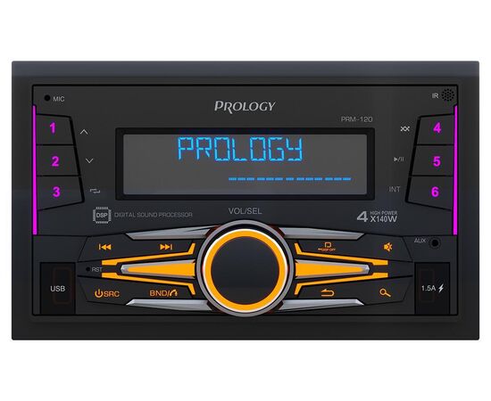 Автомагнитола Prology PRM-120 2DIN 4x140Вт v4.2 DSP 3 (PRPRM120) 