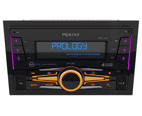  Автомагнитола Prology PRM-120 2DIN 4x140Вт v4.2 DSP 3 (PRPRM120) 