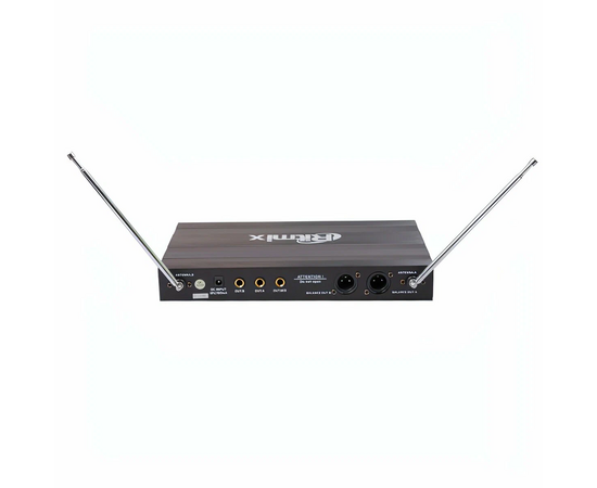  Микрофонная система RITMIX RWM-221 black 2микрофона, 87.5 - 92МГц, 2 канала, 0,005проц., 40-20000Гц, 600Ом, –603дБ, 80дБ,макс девиация 10КГц 