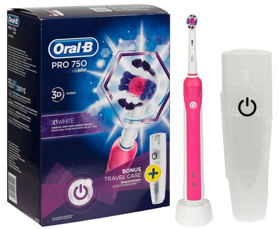  Электрическая зубная щетка ORAL-B Pro 750 LTD EDIT Pink 