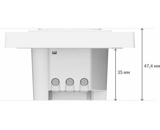  Умная розетка AQARA Wall Outlet H2 EU WP-P01D белый 