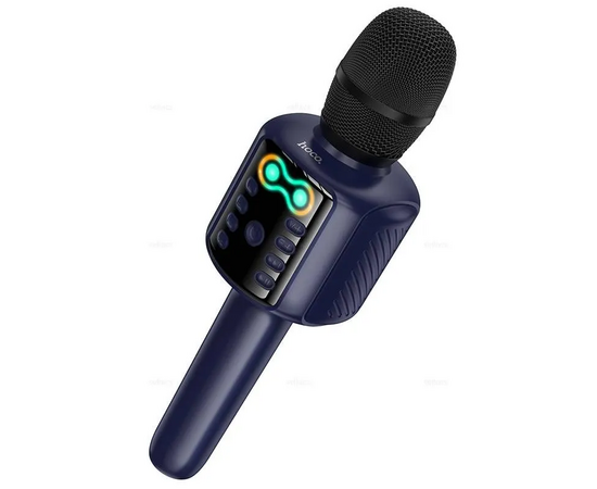  Микрофон HOCO L24 Shine karaoke microphone Blue 
