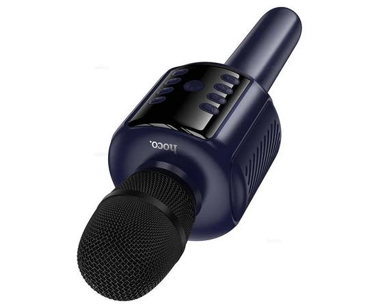  Микрофон HOCO L24 Shine karaoke microphone Blue 
