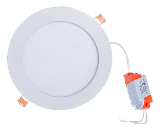  Светильник ECOLA Даунлайт DRRV12ELC светодиодный круг белый 12W 220V 4200K 170x20(1/30) 
