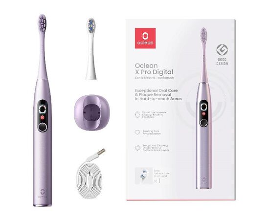  Электрическая зубная щетка Oclean X Pro Digital Фиолетовый 