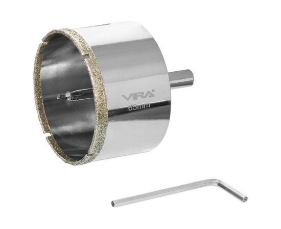  Коронка алмазная по керамике VIRA 559508, 65 мм 