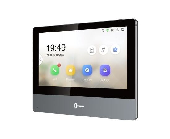  Видеодомофон Hikvision DS-KH8350-TE1 серебристый 