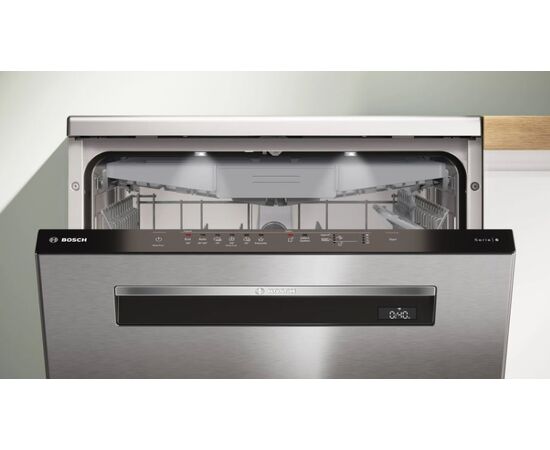 Посудомоечная машина BOSCH SMP6EMI86Q Series 6, отдельностоящая, 60см, 13 комплектов, 6 стандартных программ, 4 температурных режима 